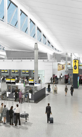 MICAM HORIZON high performance security wall-lining system chosen for New Heathrow Terminal 2A